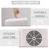 8L mini desktop tabletop fridge for caravan bedroom workshop light up mirror