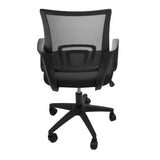 360° Swivel Adjustable Mesh Office Chair Executive Computer Chair Fabric Seat UK