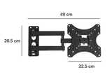 TV Wall Bracket 360 Degrees Rotate, Swivels and Tilts 26 32 40 42 Inch Sony LG