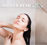 Alivio Shower Head High Turbo Pressure 40% Water Saving Laser Ionic 3 Filters